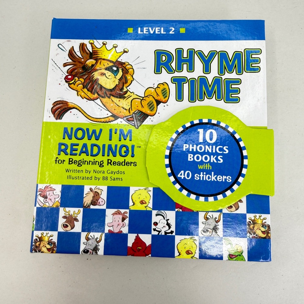 Now I'm Reading Rhyme Time Level 2 Phonics 10 Books Nora Gaydos